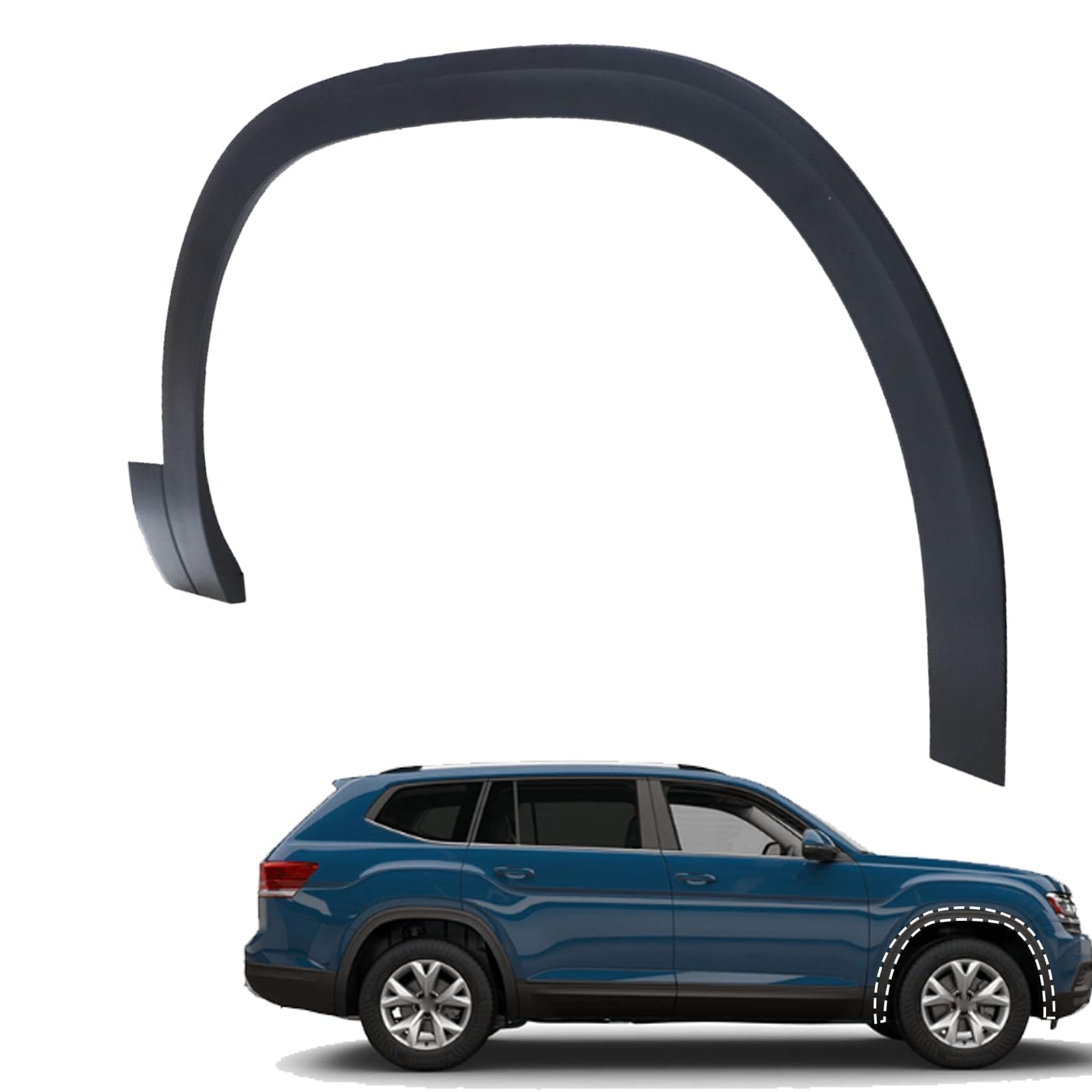 Amazon.com: NLQR 3CN853718B9B9 Front Fender Molding Trim Right